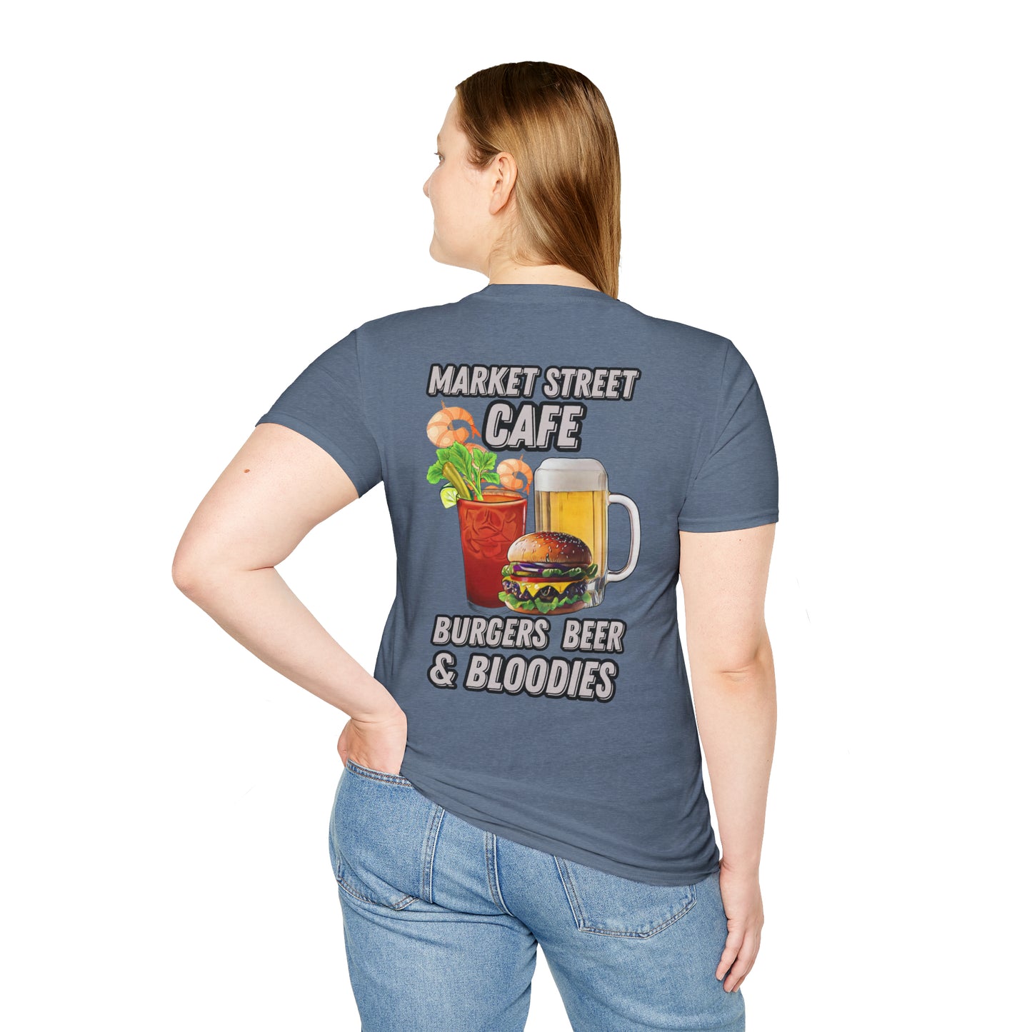 Burgers Beer & Bloodies Unisex Softstyle T-Shirt