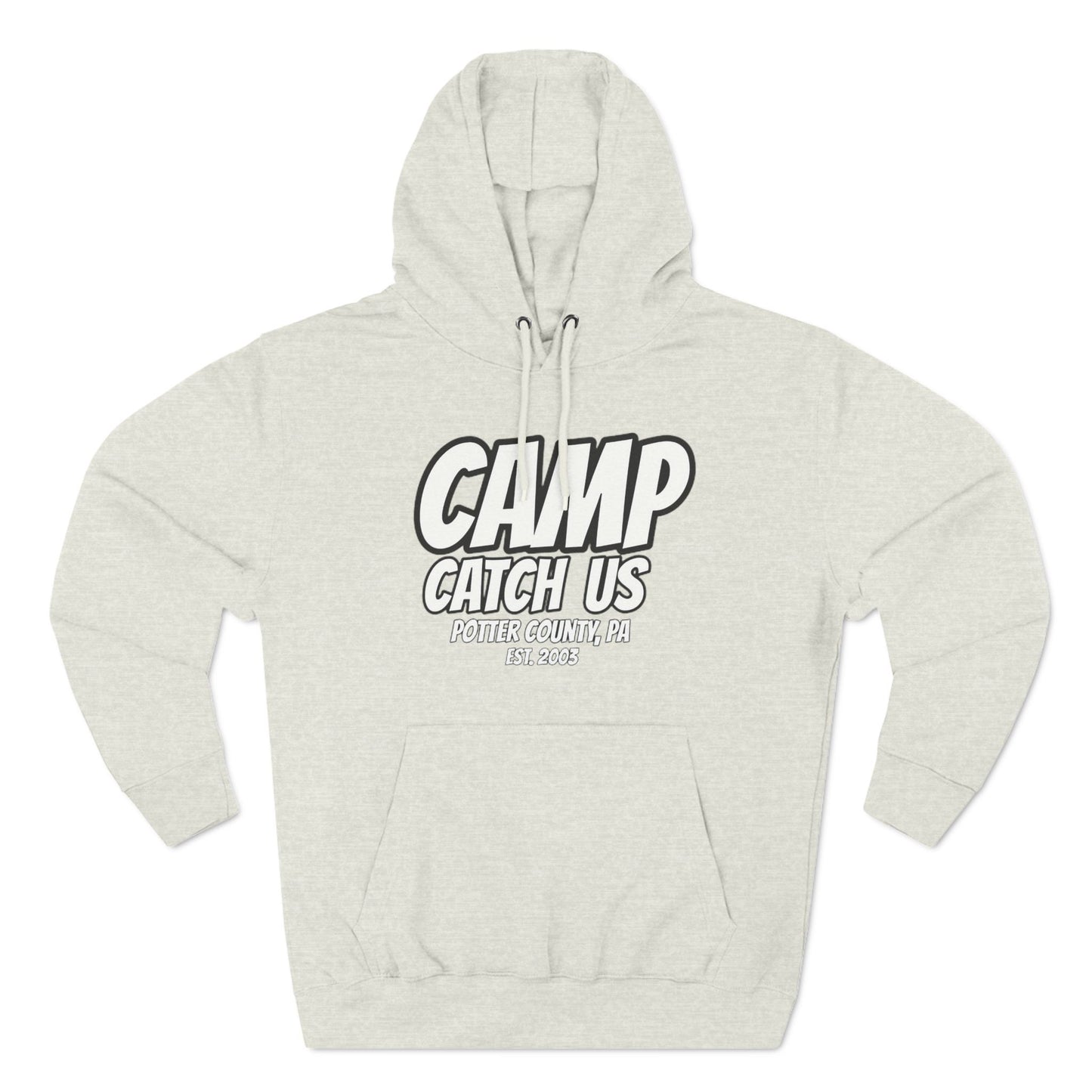 Camp Catch Us Three-Panel Fleece Hoodie