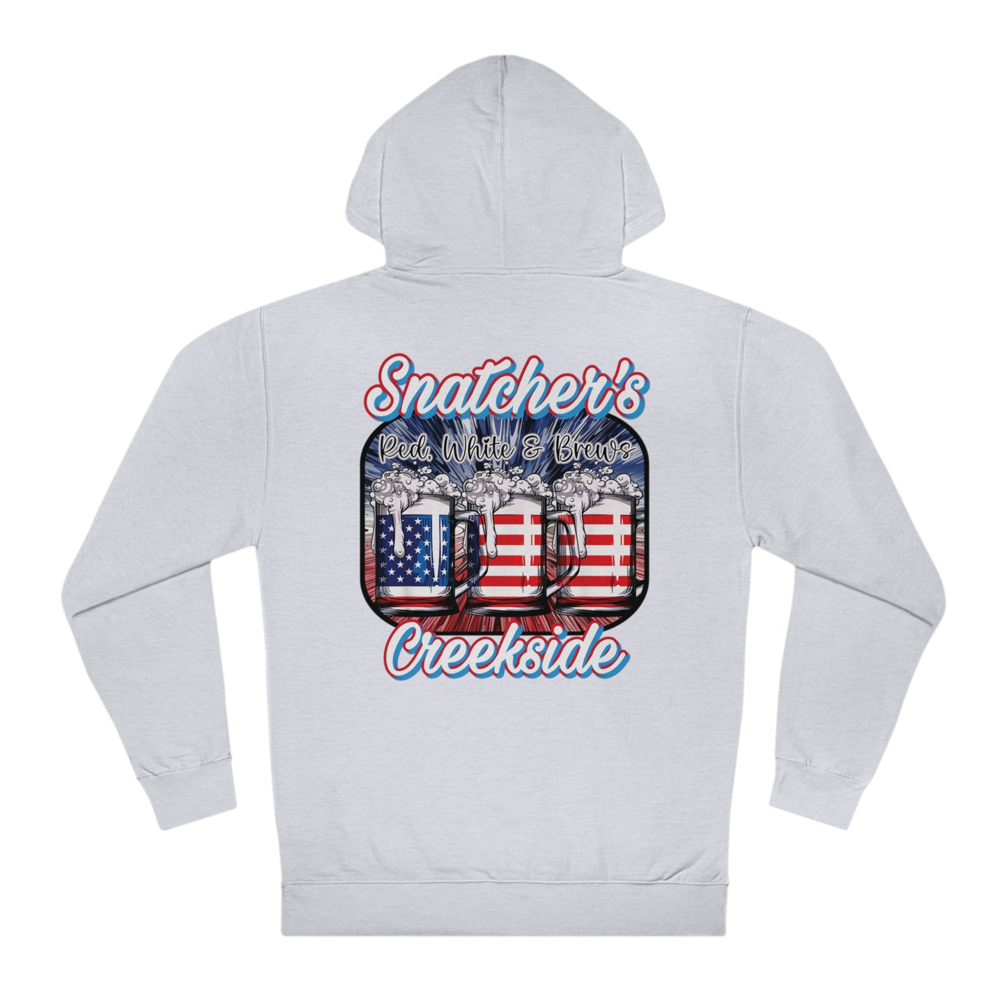 Unisex Red, White & Brews Hooded Sweatshirt