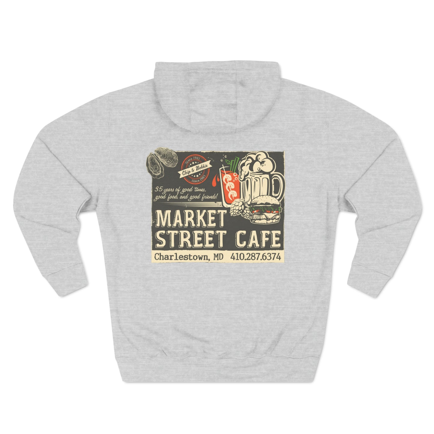 Market Street Unisex Fleece Hoodie