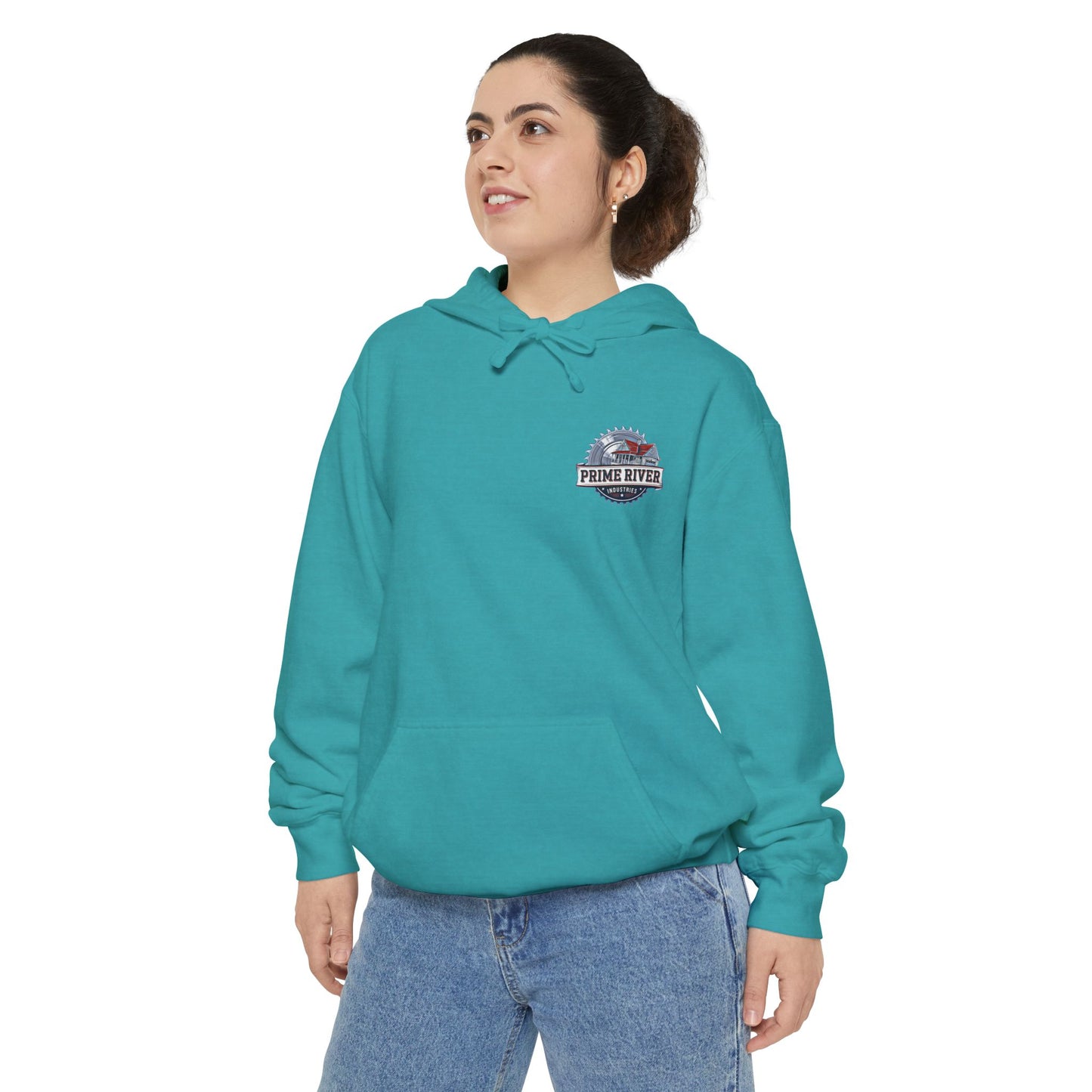 Cozy Unisex Garment-Dyed Hoodie - Prime River