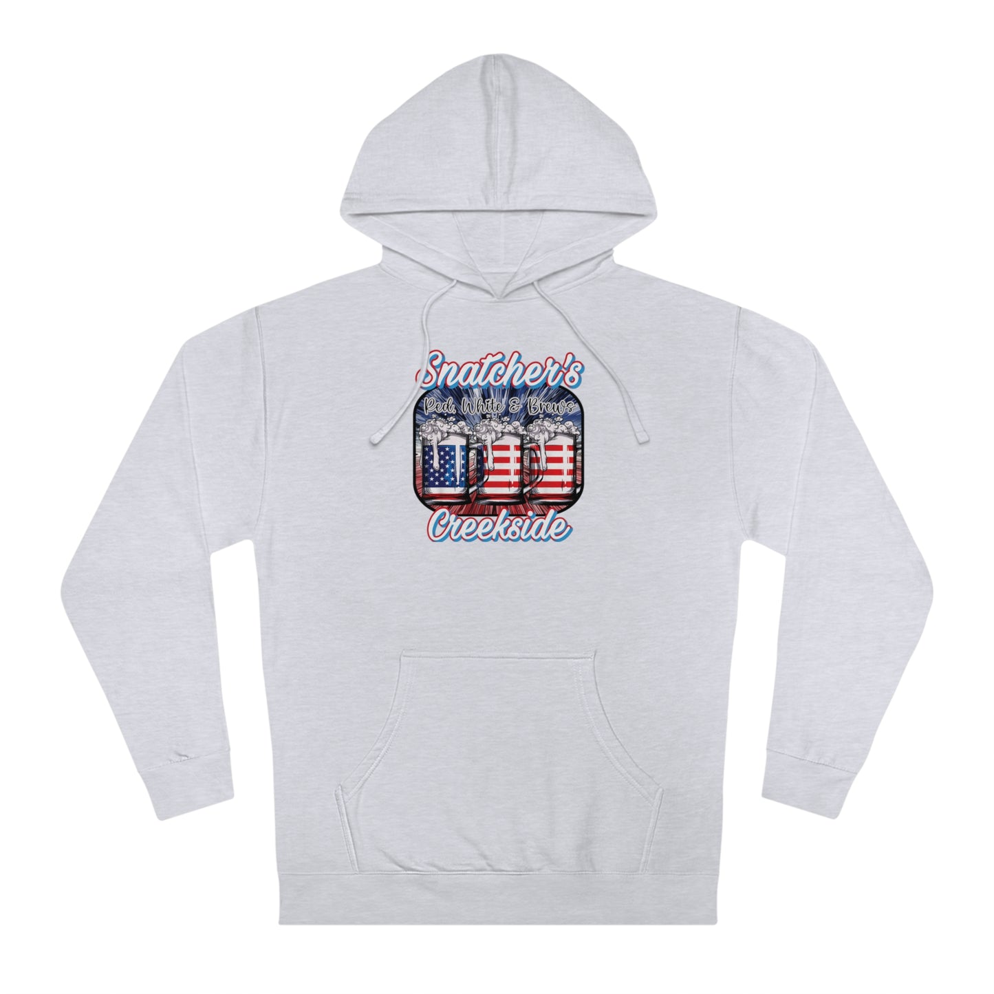 Unisex Red, White & Brews Hooded Sweatshirt