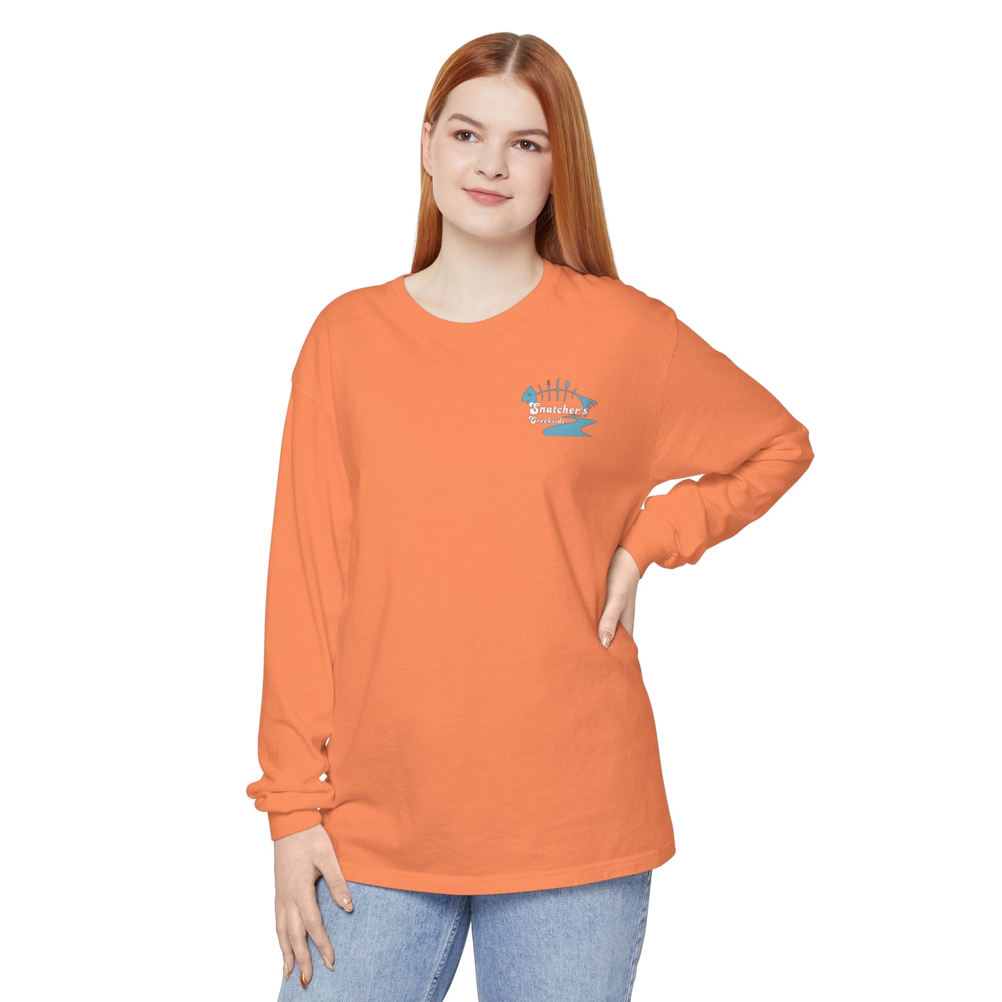 Snatcher's Creekside "OG" Unisex Garment-dyed Long Sleeve T-Shirt