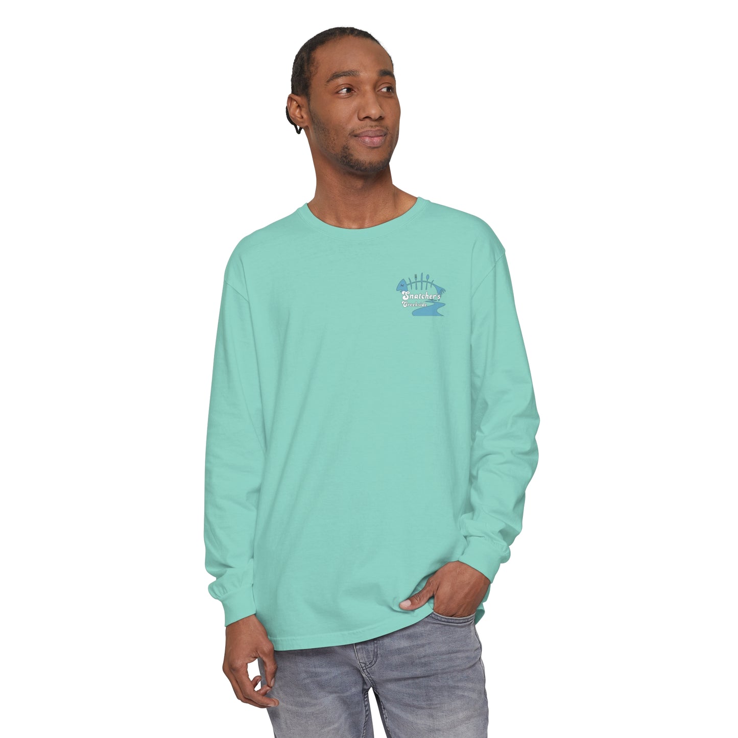 Snatcher's Creekside "OG" Unisex Garment-dyed Long Sleeve T-Shirt