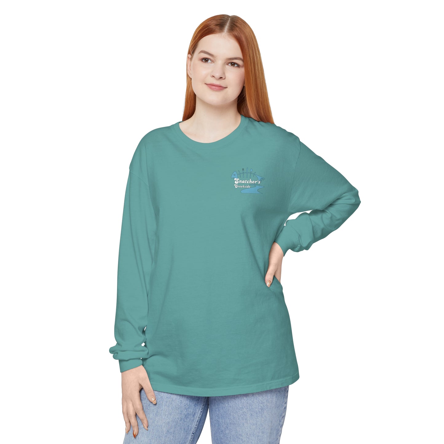 Snatcher's Creekside "OG" Unisex Garment-dyed Long Sleeve T-Shirt