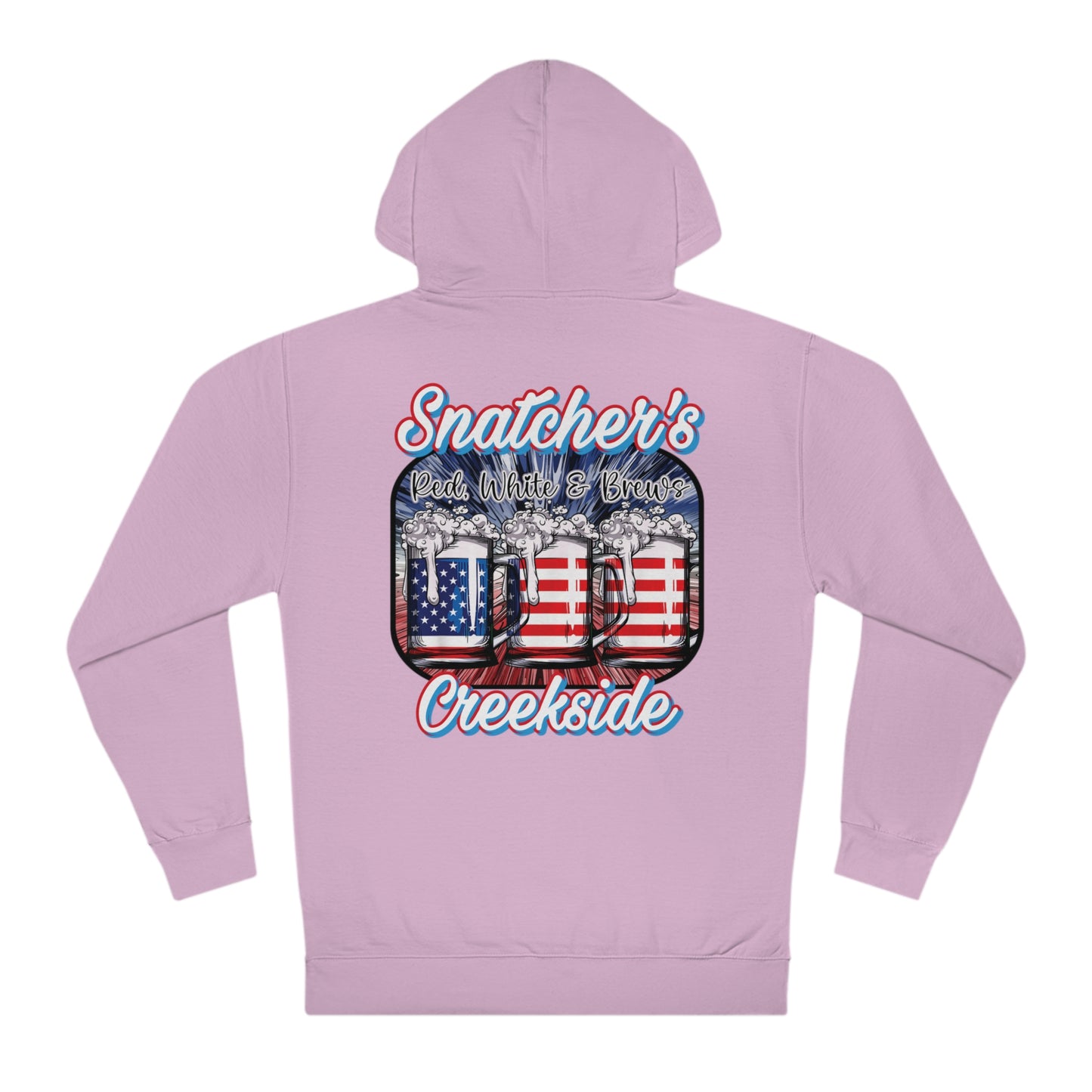 Unisex Red, White & Brews Hooded Sweatshirt