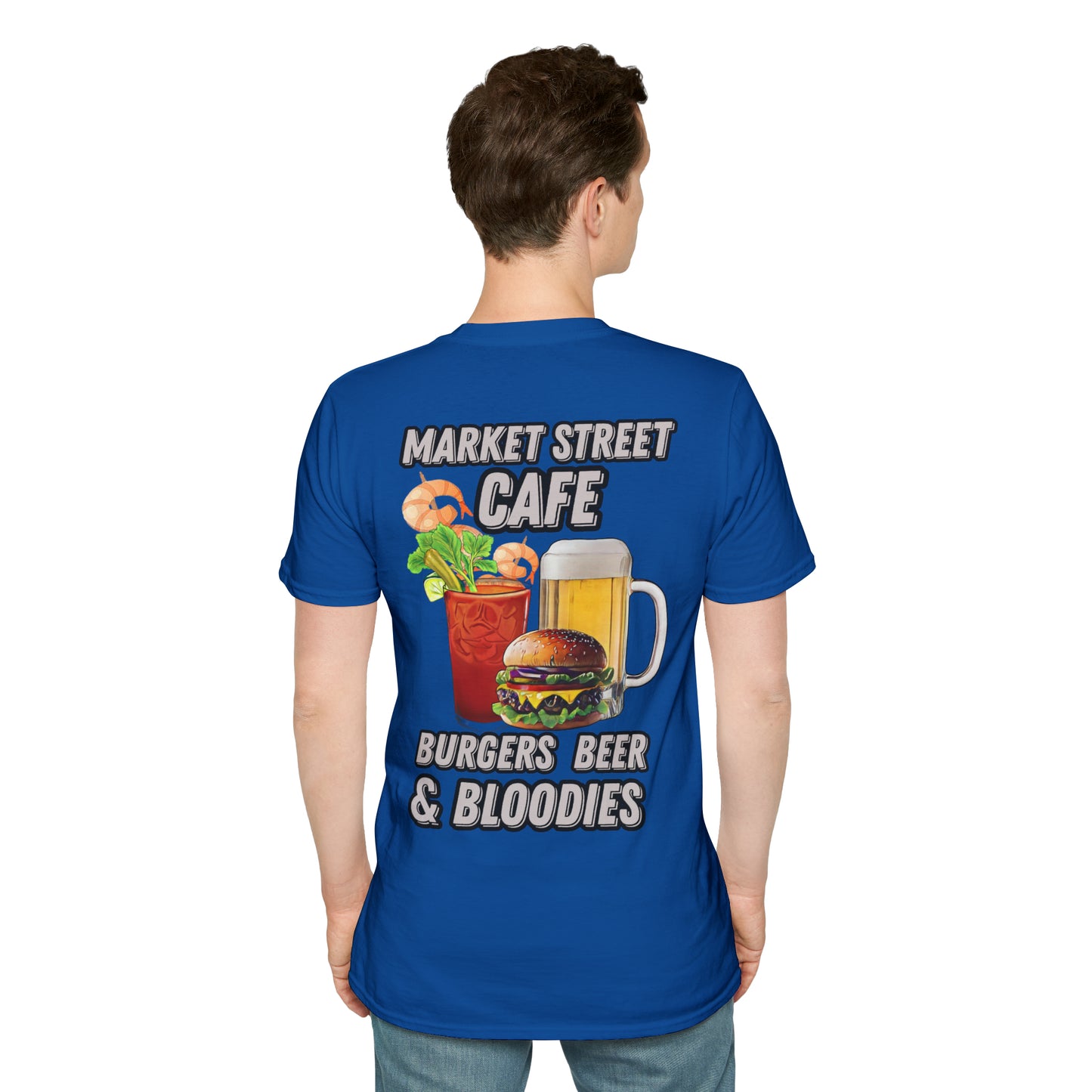 Burgers Beer & Bloodies Unisex Softstyle T-Shirt