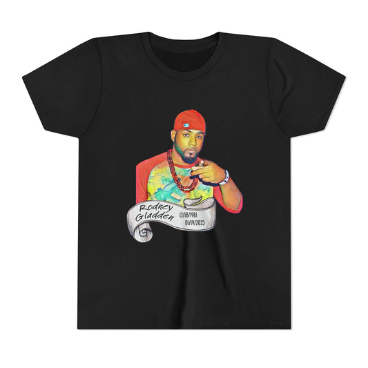 Memorial Youth Short Sleeve Tee for Rodney Gladder - Celebrate Life & Remember Loved Ones