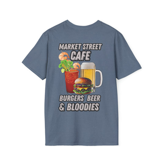 Burgers Beer & Bloodies Unisex Softstyle T-Shirt