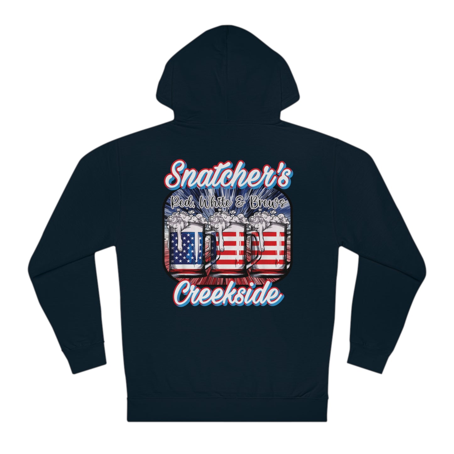 Unisex Red, White & Brews Hooded Sweatshirt