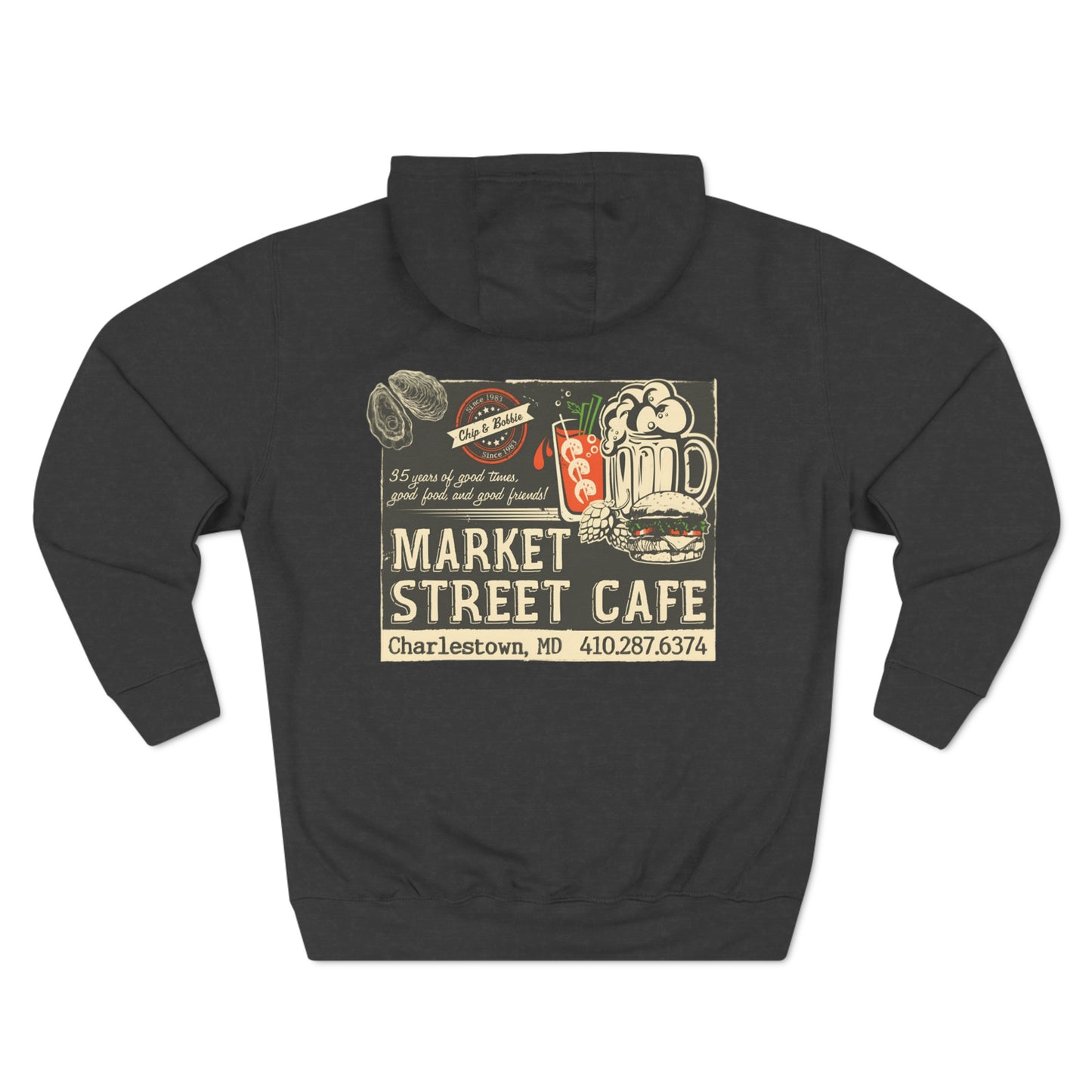 Market Street Unisex Fleece Hoodie