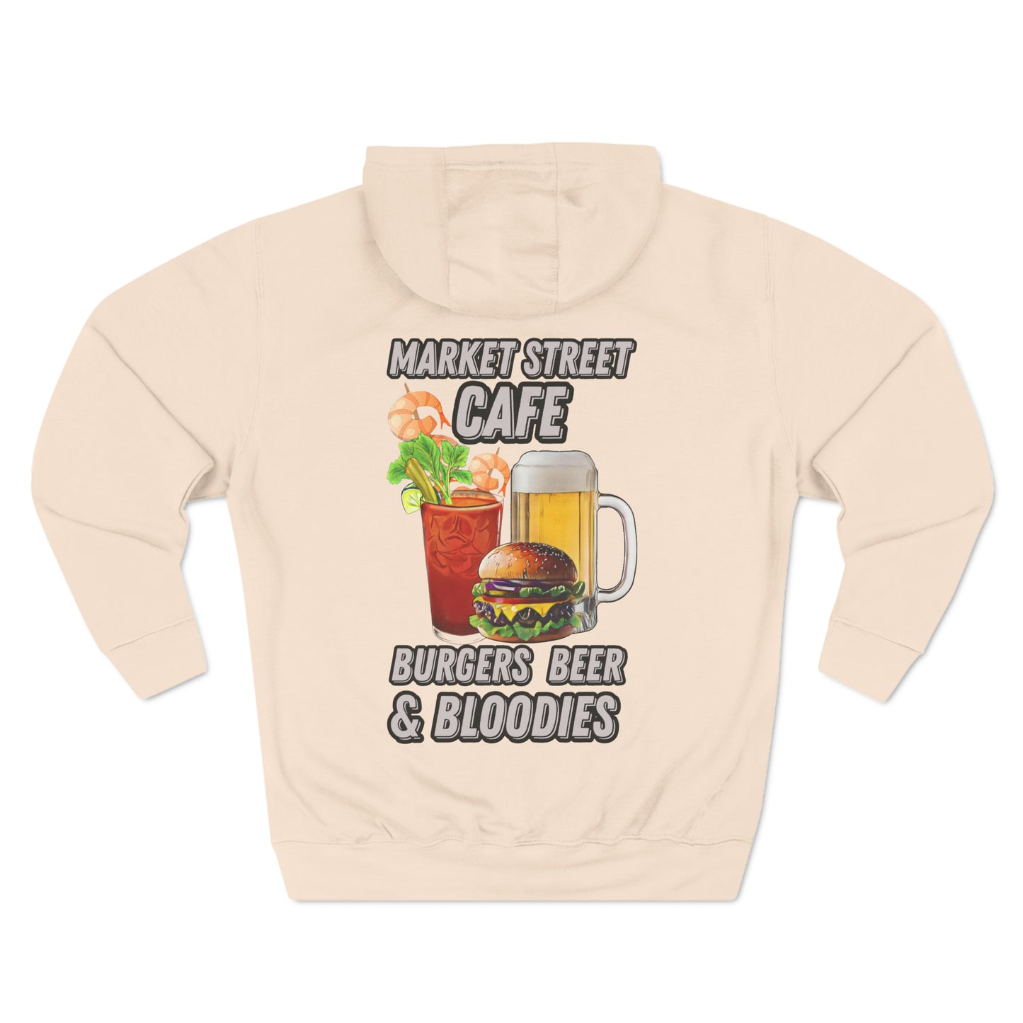 Burgers, Beer & Bloodies Unisex Premium Pullover Hoodie