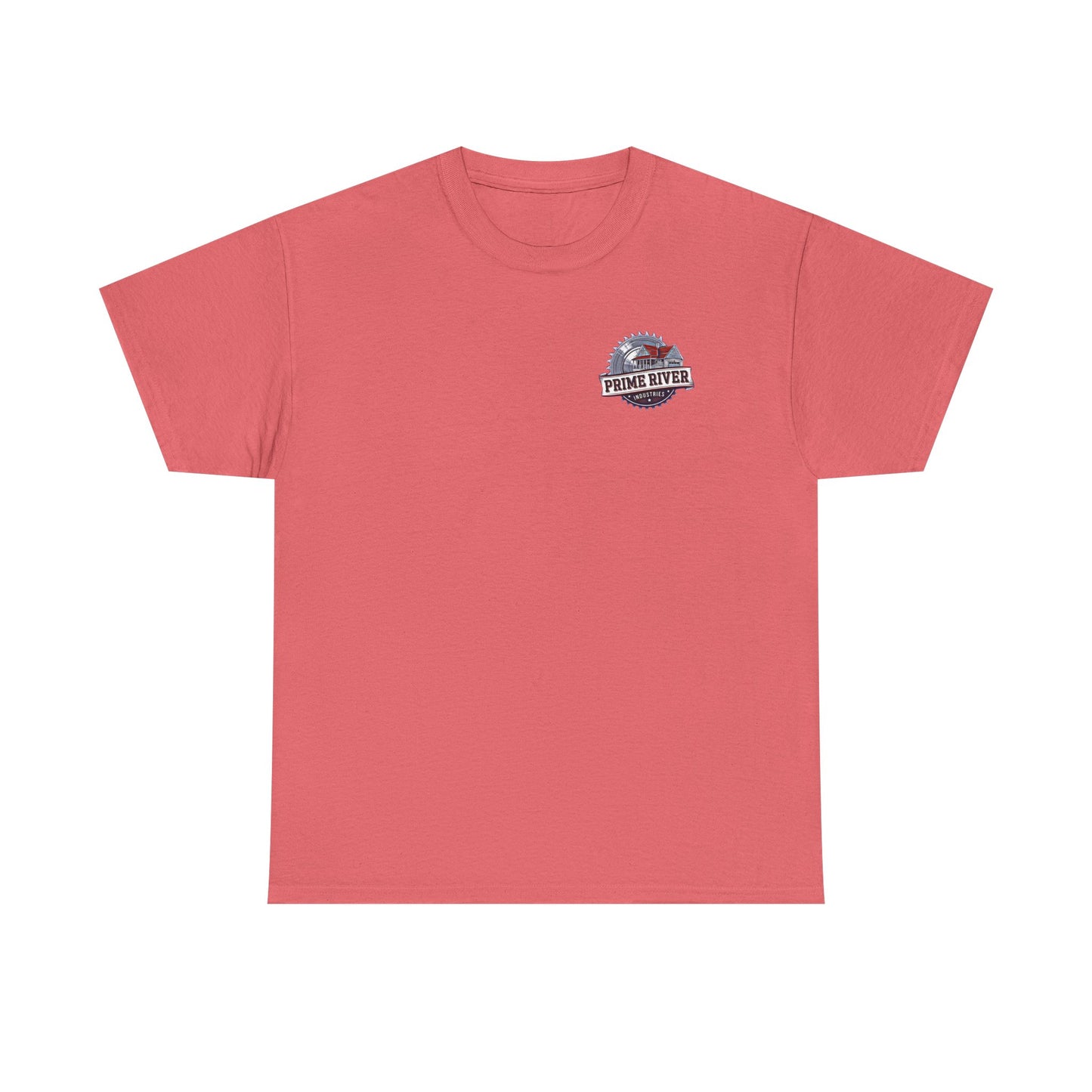 Prime River Industries Heavy Cotton Tee, Casual Unisex Shirt, Outdoor Apparel, Gift for Him, Graphic Tee, Vintage Style Tee
