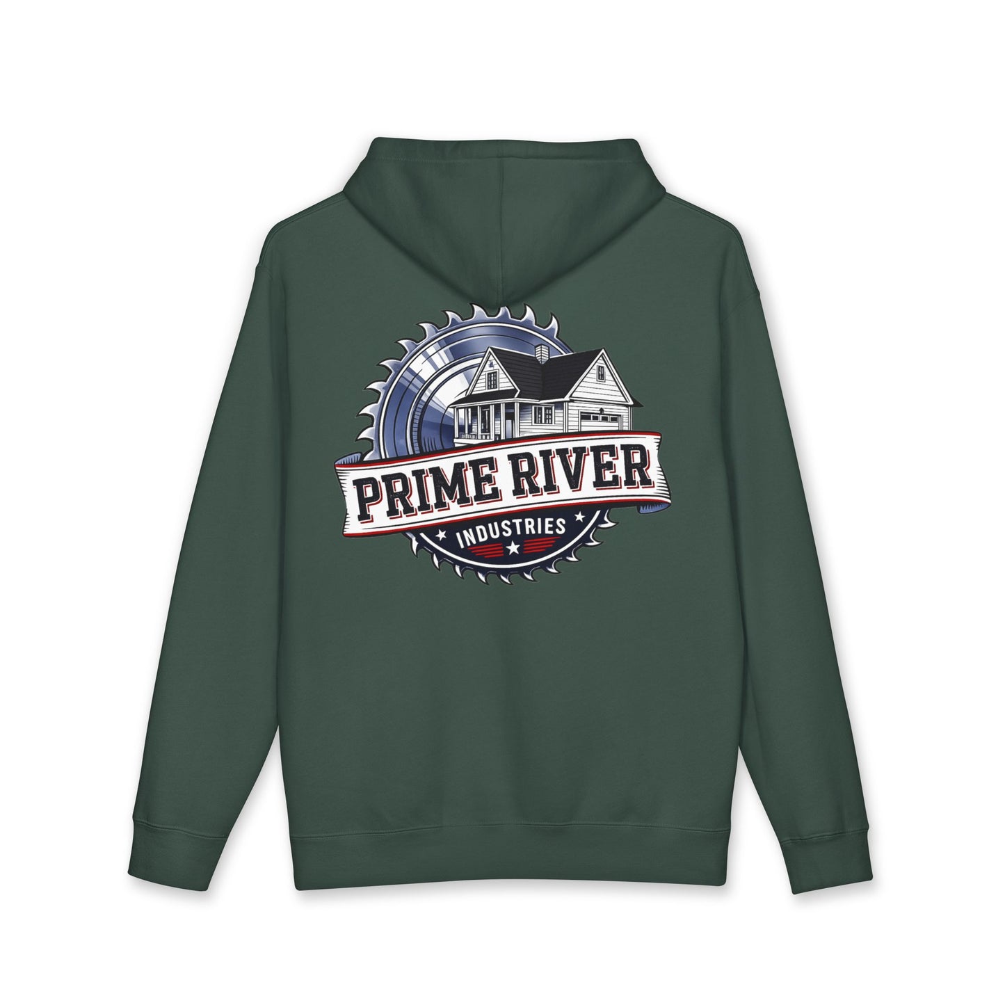 Prime River Industries Hoodie — Logo Workwear Pullover