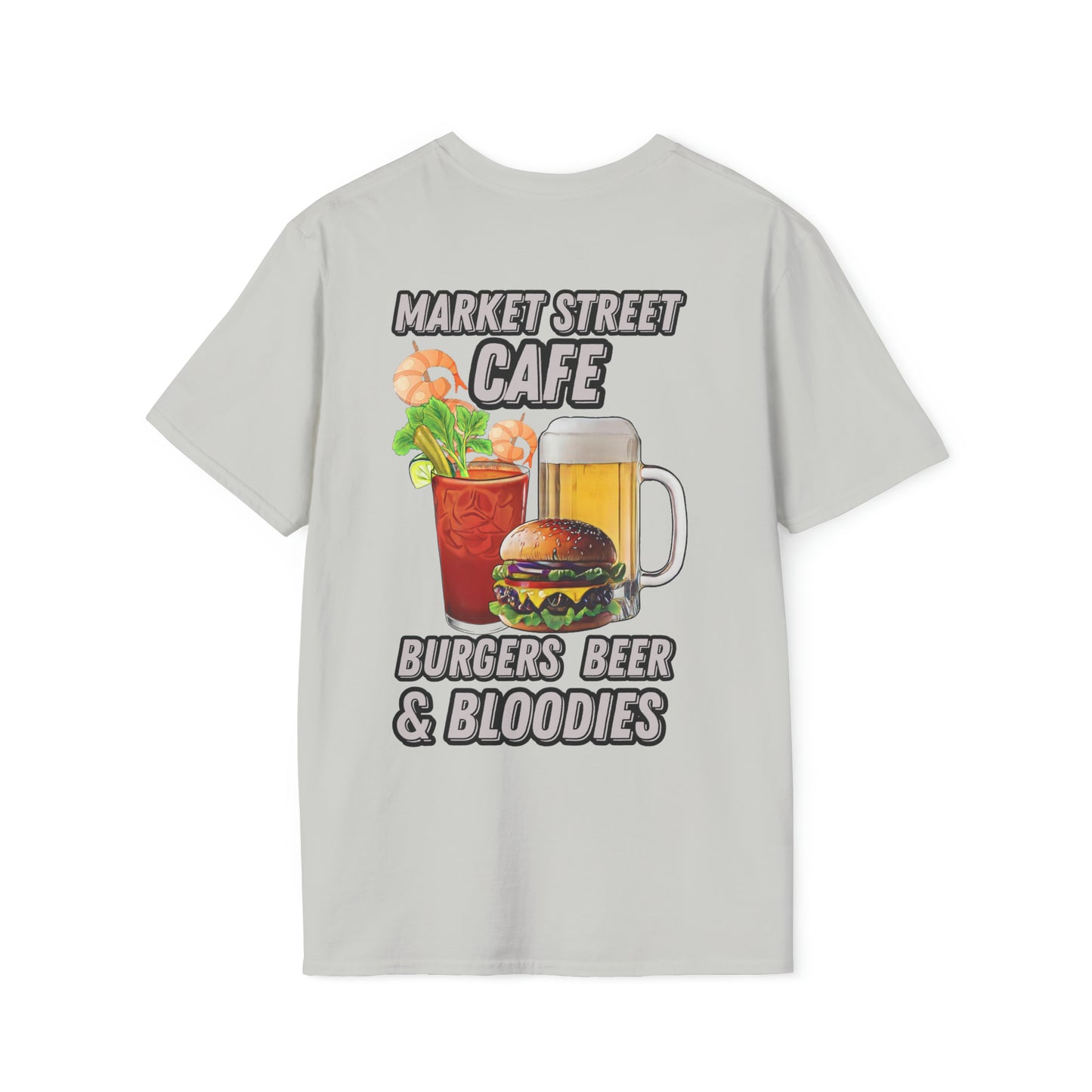 Burgers Beer & Bloodies Unisex Softstyle T-Shirt