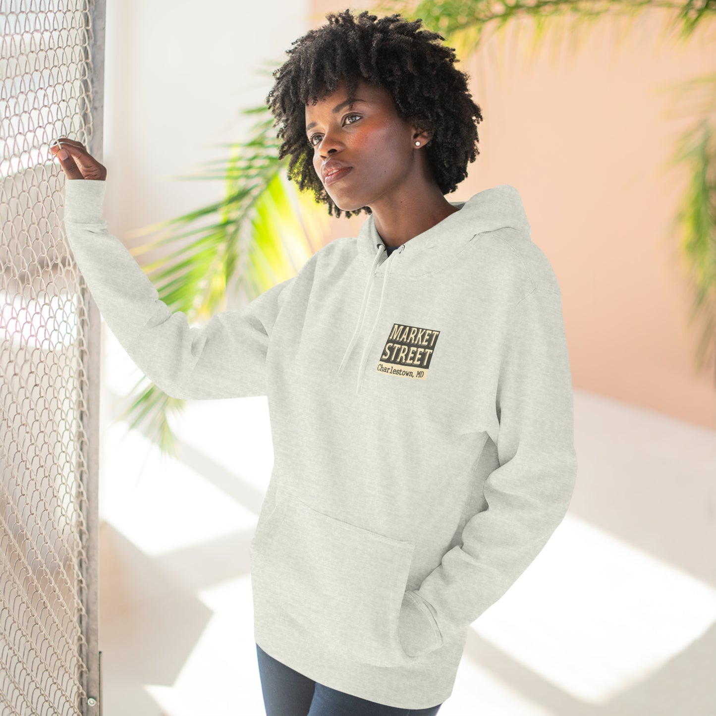 Market Street Unisex Fleece Hoodie