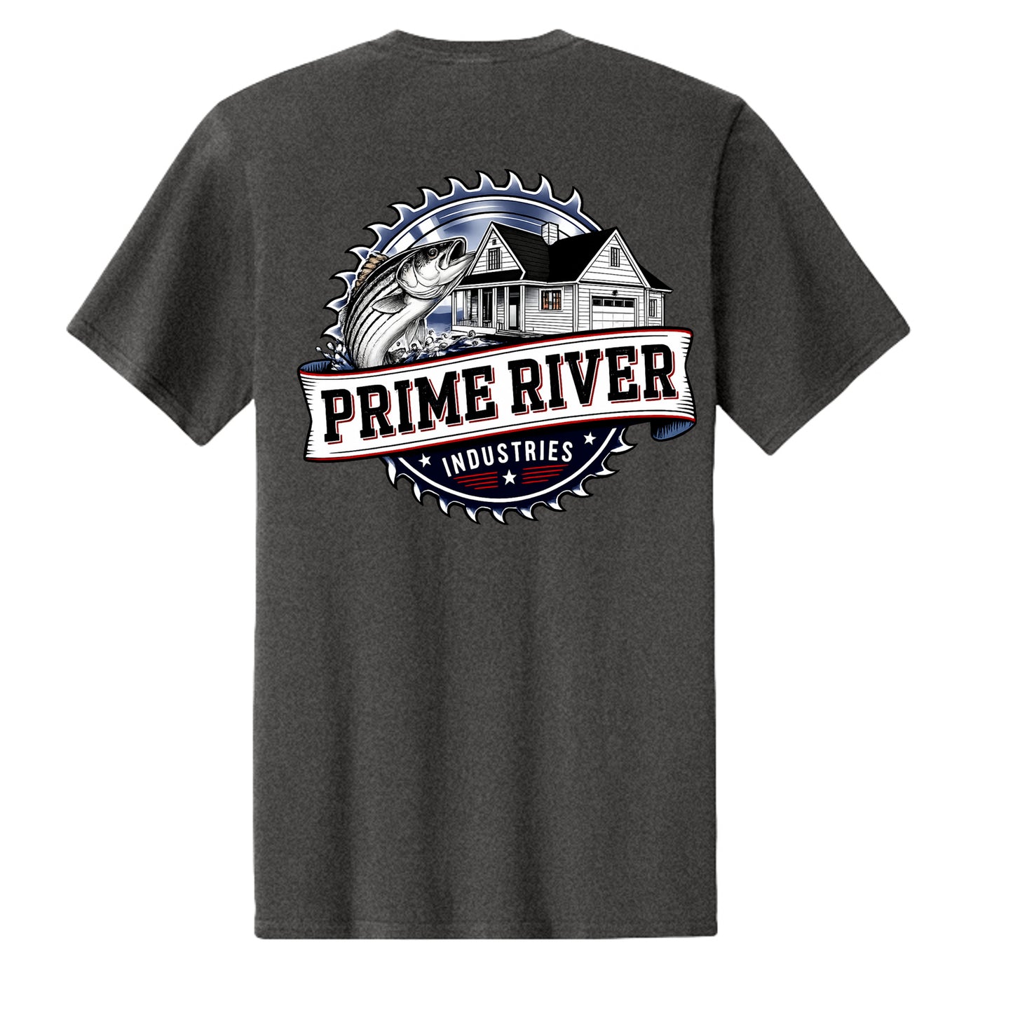 Dark Heather Grey - PC43 - BACK