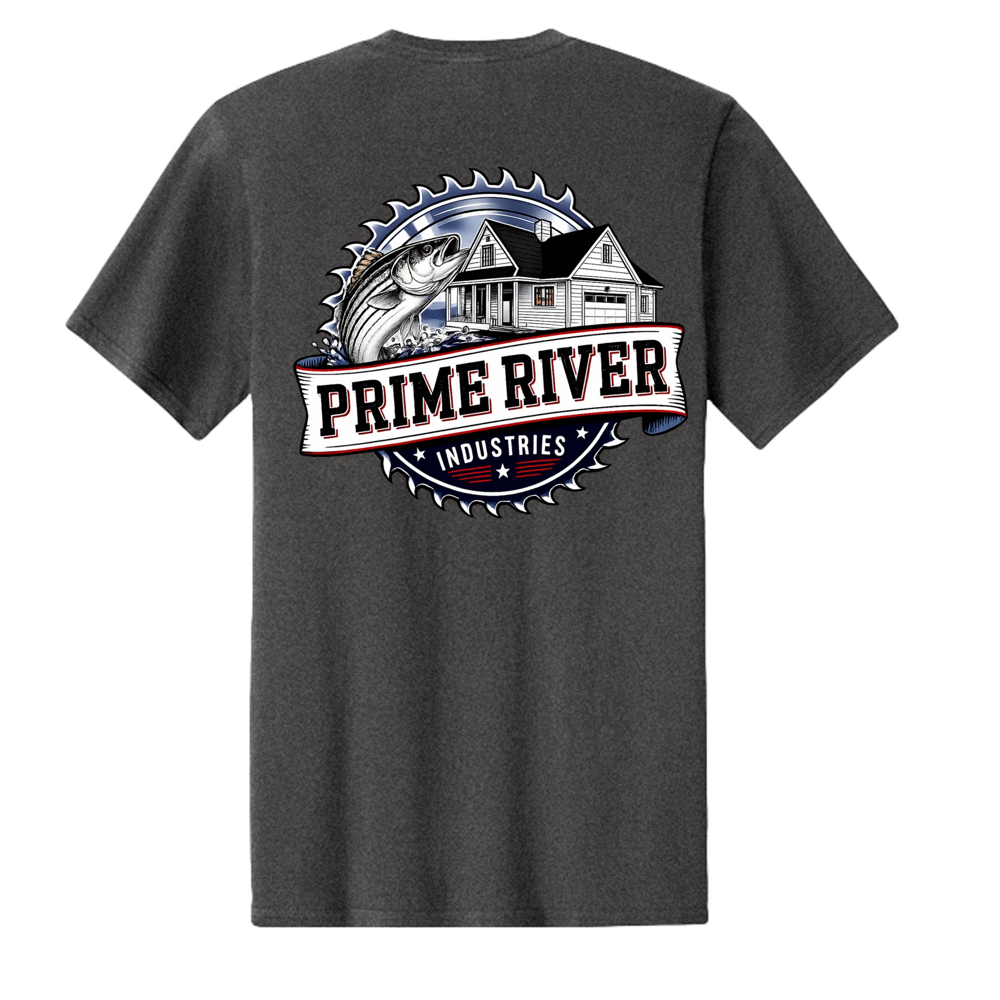Dark Heather Grey - PC43 - BACK