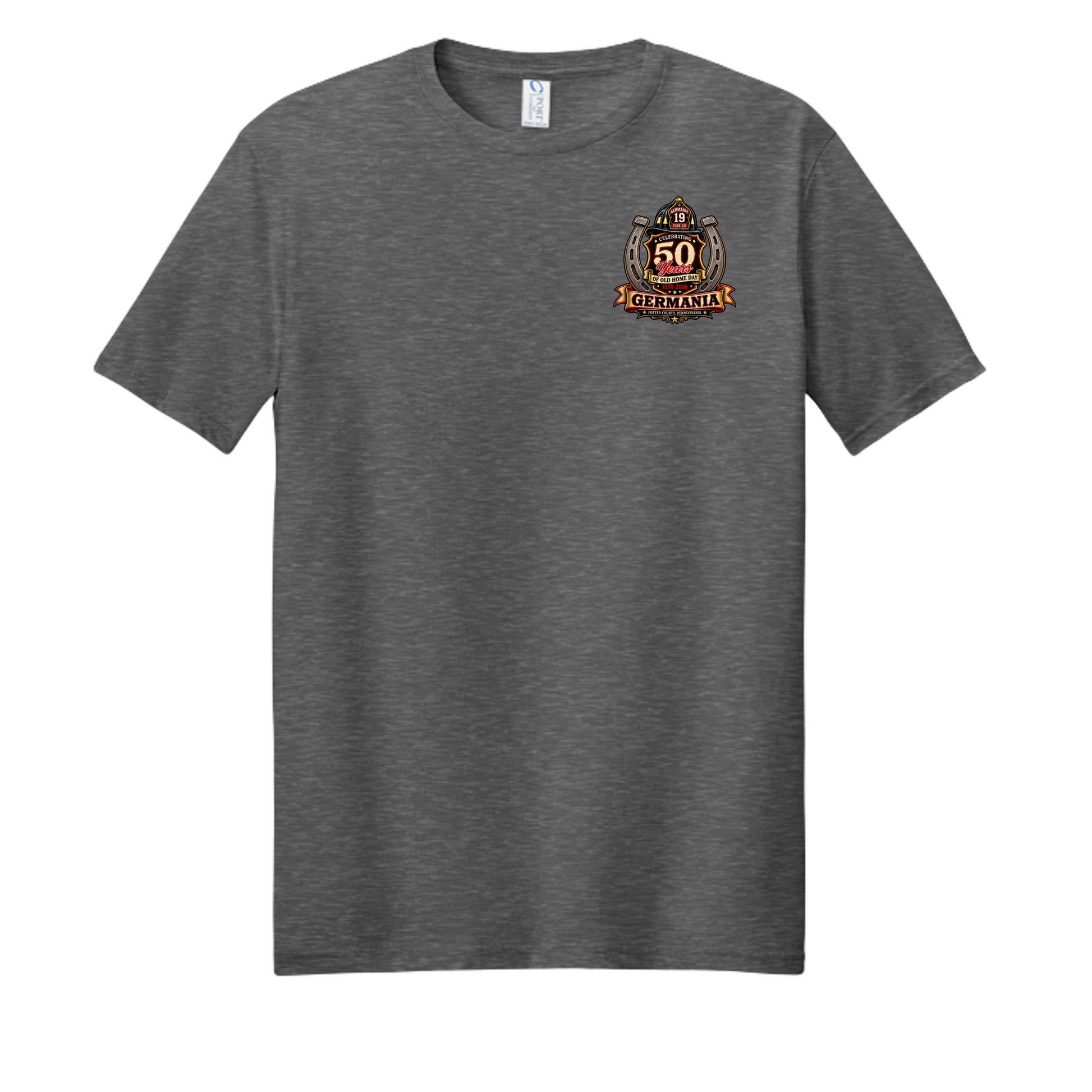 Dark Heather Grey - PC450 - FRONT